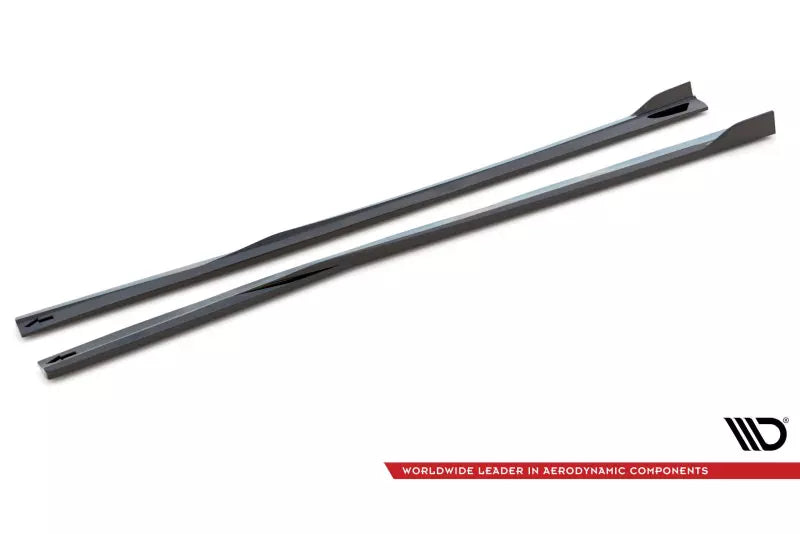 Maxton Design Seitenschweller (Paar) für Dodge Charger SRT Mk7 Facelift Hochglanz schwarz – Ansicht 4