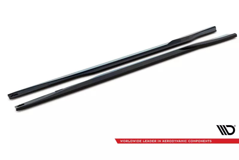 Maxton Design Seitenschweller (Paar) für Ford Mustang Mach-E Mk1 Hochglanz schwarz – Ansicht 4