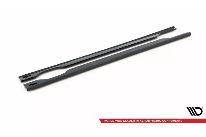 Maxton Design Seitenschweller (Paar) für Hyundai ix35 Mk1 Hochglanz schwarz – Ansicht 4