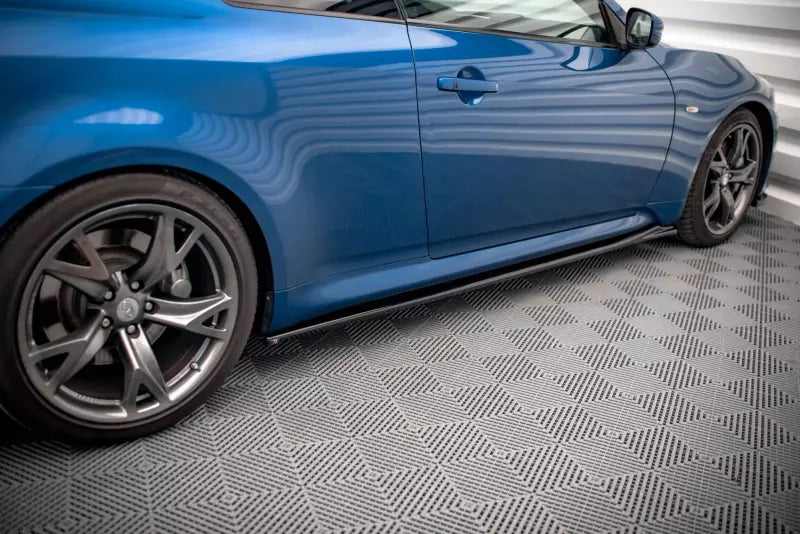 Maxton Design Seitenschweller (Paar) für Infiniti G37 Coupe Hochglanz schwarz – Ansicht 2