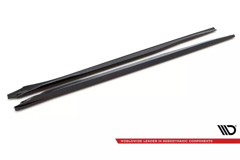 Maxton Design Seitenschweller (Paar) für Infiniti G37 Coupe Hochglanz schwarz – Ansicht 4