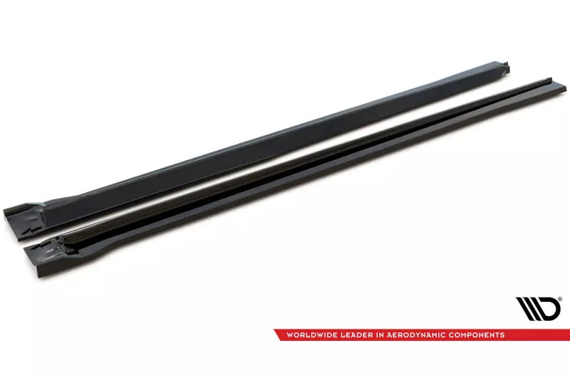 Maxton Design Seitenschweller (Paar) für Lamborghini Urus Mk1 Hochglanz schwarz – Ansicht 4