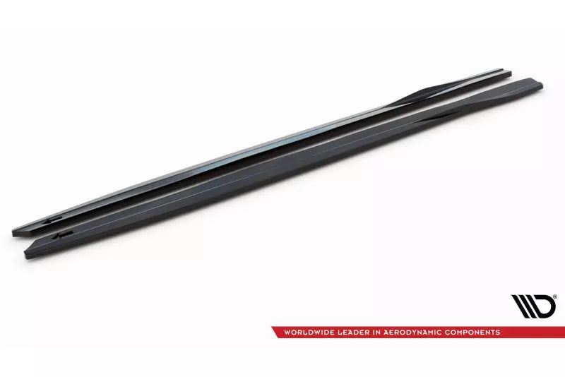 Maxton Design Seitenschweller (Paar) für Lexus GS F Mk4 Facelift Hochglanz schwarz – Ansicht 4