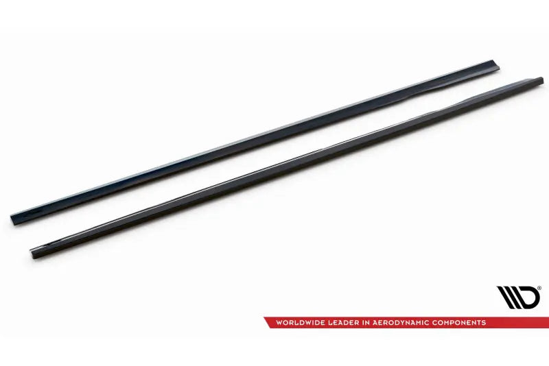 Maxton Design Seitenschweller (Paar) für Mercedes E-Klasse AMG-Line W213 / S213 Facelift Hochglanz schwarz – Ansicht 4