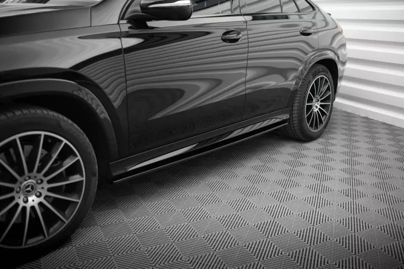 Maxton Design Seitenschweller (Paar) für Mercedes GLE Coupe AMG-Line / AMG C167 Hochglanz schwarz – Ansicht 1