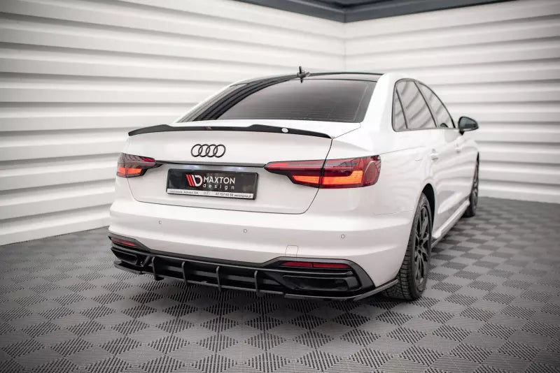 Maxton Design Street Pro Heckdiffusor für Audi A4 B9 Facelift Schwarz – Ansicht 2