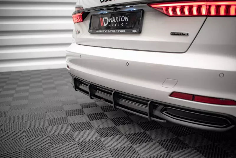 Maxton Design Street Pro Heckdiffusor für Audi A6 C8 Schwarz – Ansicht 3
