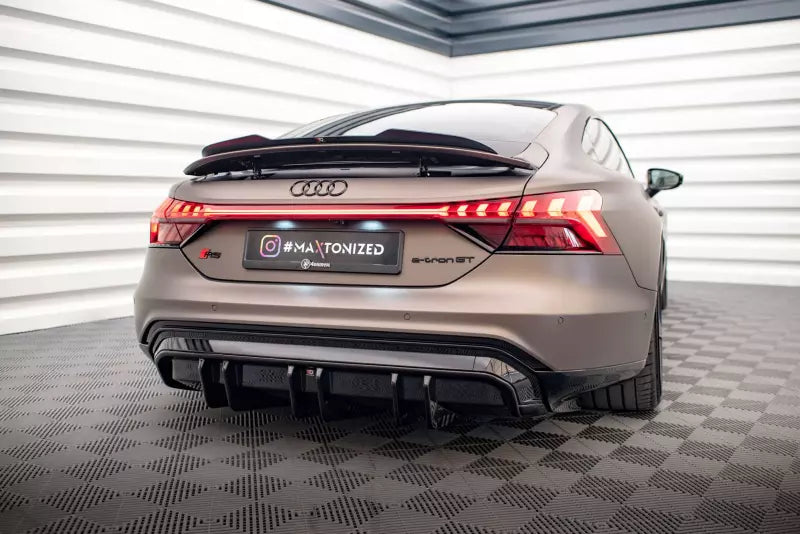 Maxton Design Heckdiffusor für Audi e-Tron GT / RS GT Mk1 Hochglanz schwarz – Ansicht 1