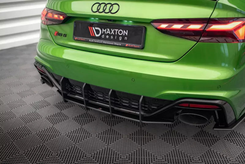 Maxton Design Street Pro Heckdiffusor für Audi RS5 B9 F5 Facelift Schwarz – Ansicht 1