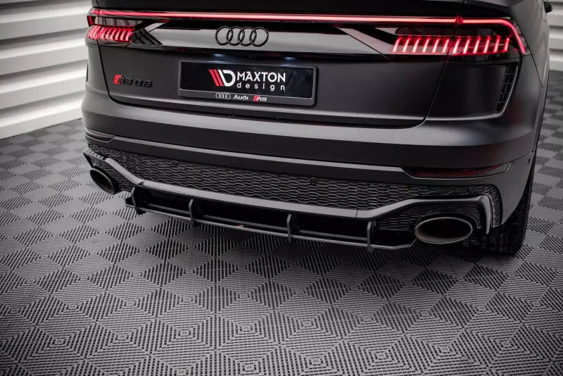 Maxton Design Street Pro Heckdiffusor für Audi RSQ8 Mk1 Schwarz – Ansicht 1