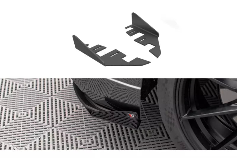 Maxton Design Street Pro Heckdiffusor Flaps für Audi S3 Sportback 8V Facelift Hochglanz schwarz – Ansicht 1