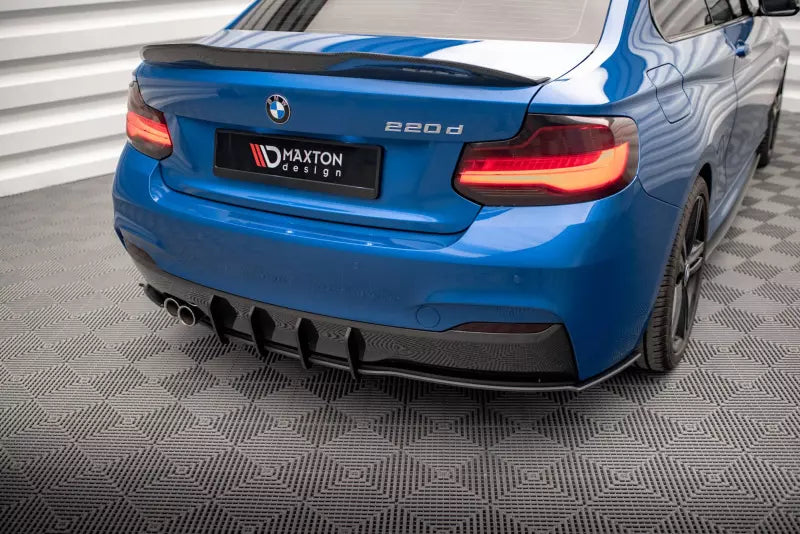 Maxton Design Street Pro Heckdiffusor für BMW 2 M-Paket F22 Schwarz – Ansicht 1