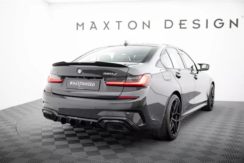 Maxton Design Heckdiffusor für BMW M340i G20 / G21 Hochglanz schwarz – Ansicht 1