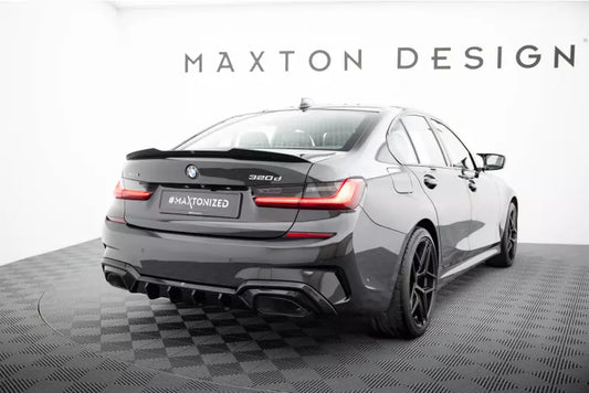 Maxton Design Heckdiffusor für BMW M340i G20 / G21 Hochglanz schwarz – Ansicht 1