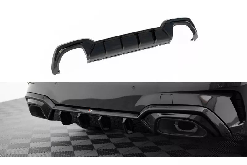 Maxton Design Heckdiffusor für BMW M340i G20 / G21 Hochglanz schwarz – Ansicht 4