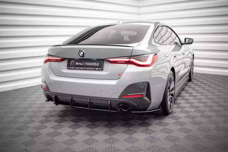 Maxton Design Street Pro Heckdiffusor für BMW 4er Gran Coupe M-Paket G26 Schwarz – Ansicht 1