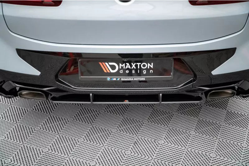 Maxton Design Street Pro Heckdiffusor für BMW X4 M-Paket G02 Schwarz – Ansicht 1