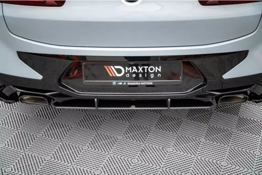 Maxton Design Street Pro Heckdiffusor für BMW X4 M-Paket G02 Schwarz – Ansicht 1