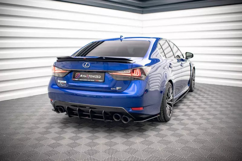Maxton Design Street Pro Heckdiffusor für Lexus GS F Mk4 Facelift Schwarz – Ansicht 3