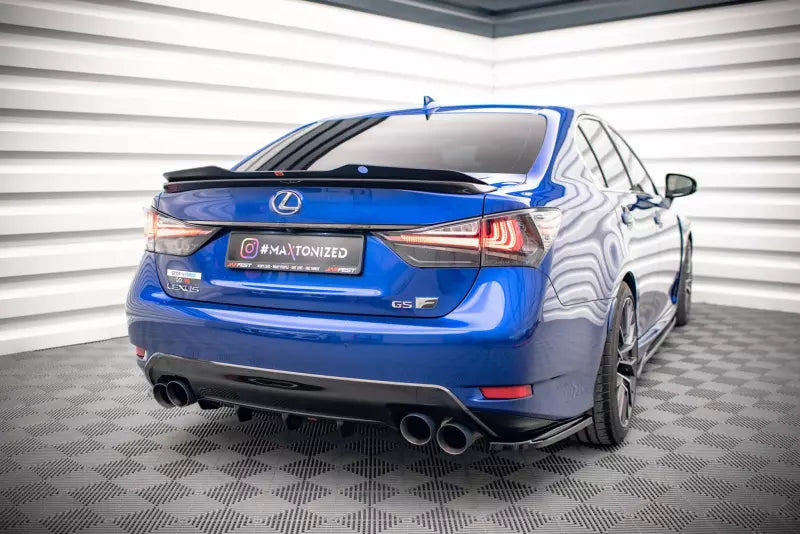 Maxton Design Heckdiffusor für Lexus GS F Mk4 Facelift Hochglanz schwarz – Ansicht 1