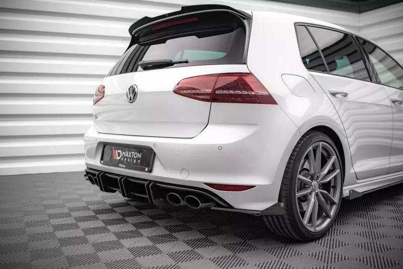 Maxton Design Street Pro Diffusor Flaps für VW Golf 7 R / R-Line Hochglanz schwarz – Ansicht 2