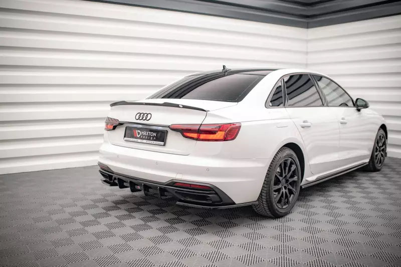 Maxton Design Diffusor Flaps für Audi A4 B9 Facelift Hochglanz schwarz – Ansicht 3
