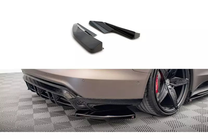 Maxton Design Diffusor Flaps V.1 für Audi e-Tron GT / RS GT Mk1 Hochglanz schwarz – Ansicht 2
