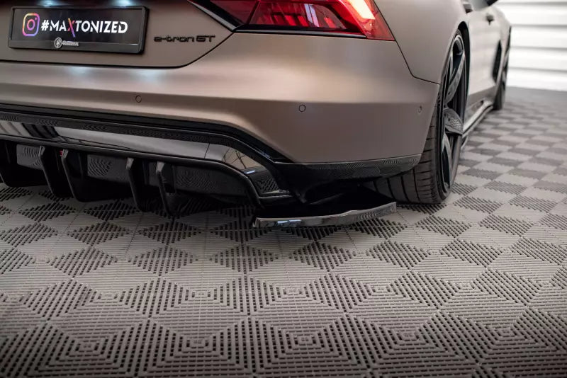 Maxton Design Diffusor Flaps V.2 für Audi e-Tron GT / RS GT Mk1 Hochglanz schwarz – Ansicht 3