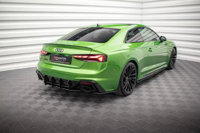 Maxton Design Street Pro Diffusor Flaps für Audi RS5 B9 F5 Facelift schwarz matt – Ansicht 2