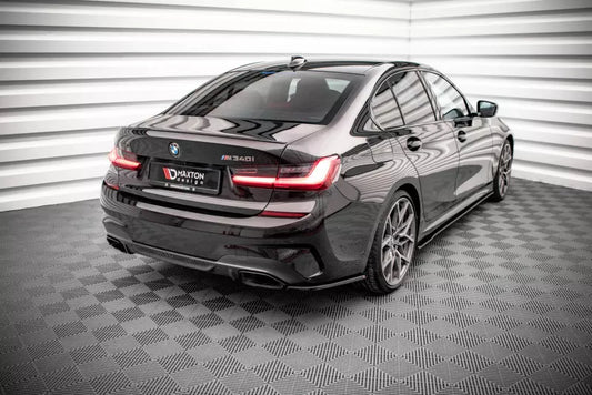 Maxton Design Diffusor Flaps V.4 für BMW 3er M340i G20 / G21 Hochglanz schwarz – Ansicht 1