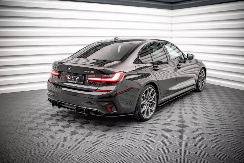 Maxton Design Street Pro Diffusor Flaps V.1 für BMW 3er M-Paket G20 / G21 schwarz matt – Ansicht 2