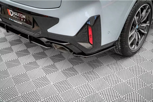 Maxton Design Diffusor Flaps für BMW X4 M-Paket G02 Facelift Hochglanz schwarz – Ansicht 1