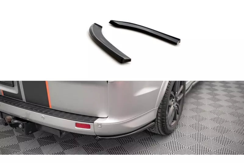 Maxton Design Diffusor Flaps für Ford Transit Custom ST-Line Mk1 Facelift Hochglanz schwarz – Ansicht 2