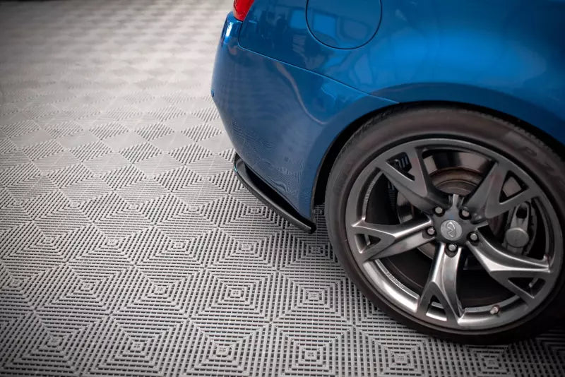 Maxton Design Diffusor Flaps für Infiniti G37 Coupe Hochglanz schwarz – Ansicht 2