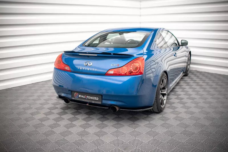 Maxton Design Diffusor Flaps für Infiniti G37 Coupe Hochglanz schwarz – Ansicht 3