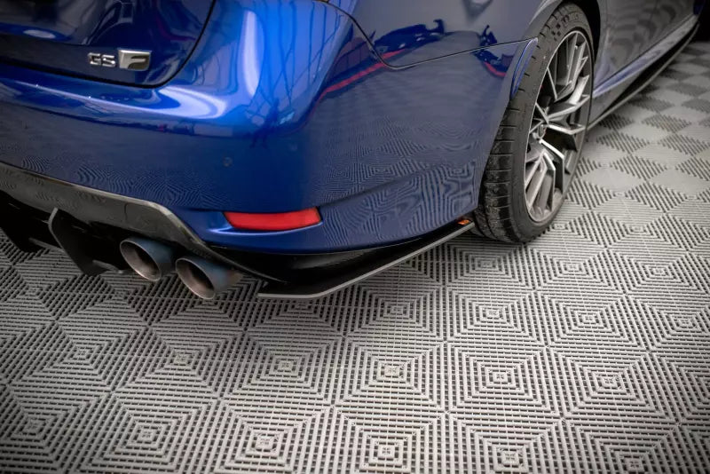 Maxton Design Street Pro Diffusor Flaps für Lexus GS F Mk4 Facelift schwarz matt – Ansicht 1