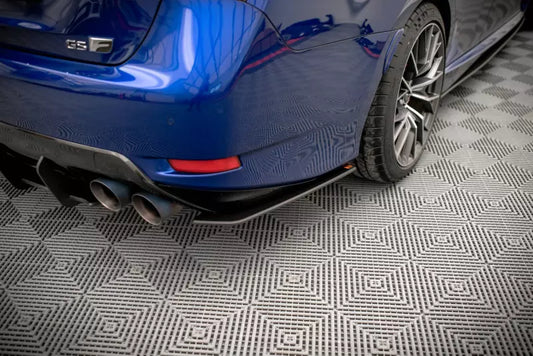 Maxton Design Street Pro Diffusor Flaps für Lexus GS F Mk4 Facelift schwarz matt – Ansicht 1