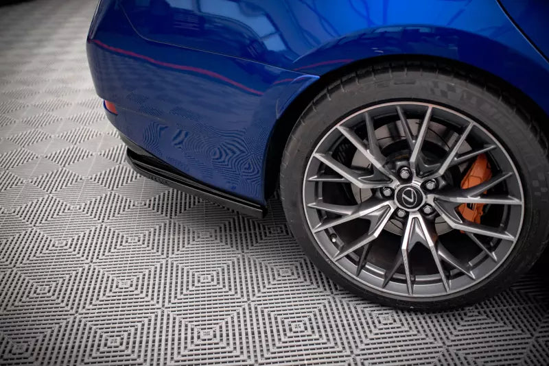 Maxton Design Diffusor Flaps für Lexus GS F Mk4 Facelift Hochglanz schwarz – Ansicht 1