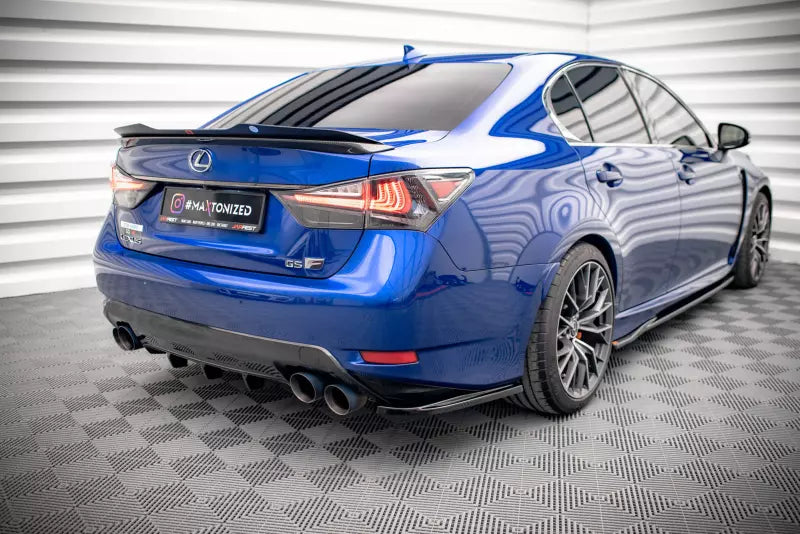 Maxton Design Diffusor Flaps für Lexus GS F Mk4 Facelift Hochglanz schwarz – Ansicht 4