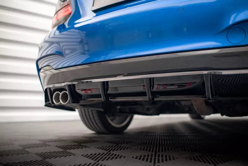 Maxton Design Heckdiffusor DTM Look für BMW 2 M-Paket F22 Hochglanz schwarz – Ansicht 4
