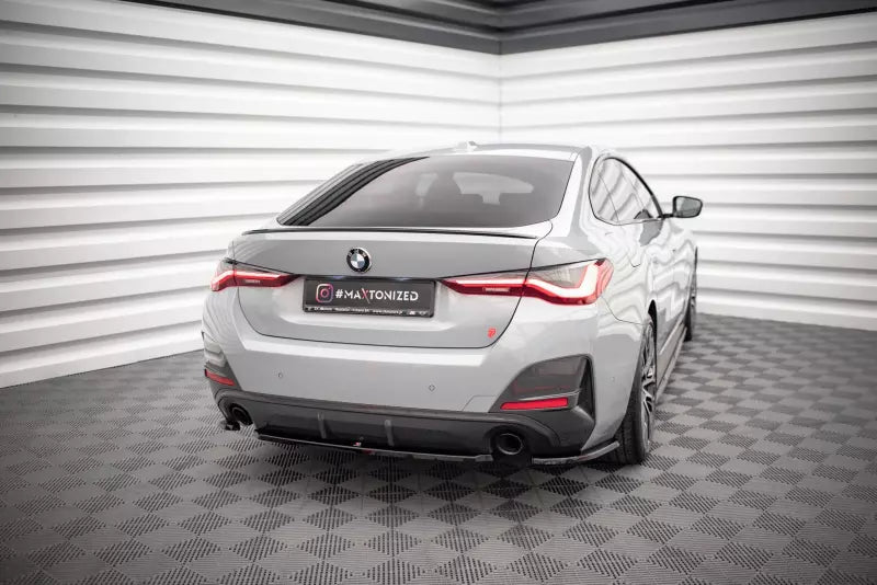 Maxton Design Heckdiffusor für BMW 4er Gran Coupe M-Paket G26 Hochglanz schwarz – Ansicht 1