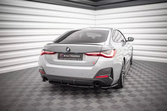 Maxton Design Heckdiffusor für BMW 4er Gran Coupe M-Paket G26 Hochglanz schwarz – Ansicht 1