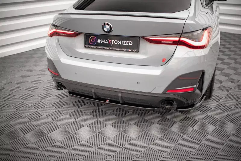 Maxton Design Heckdiffusor für BMW 4er Gran Coupe M-Paket G26 Hochglanz schwarz – Ansicht 2