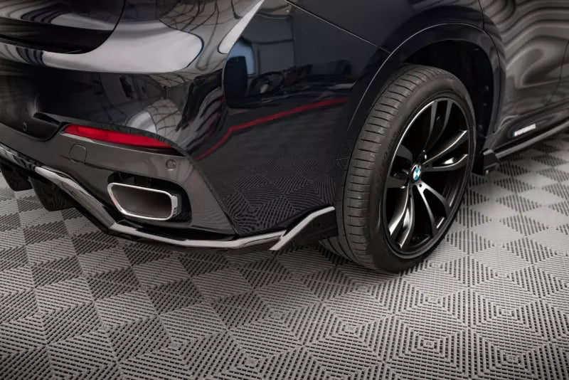 Maxton Design Heckdiffusor DTM Look für BMW X6 M-Paket F16 Hochglanz schwarz – Ansicht 2