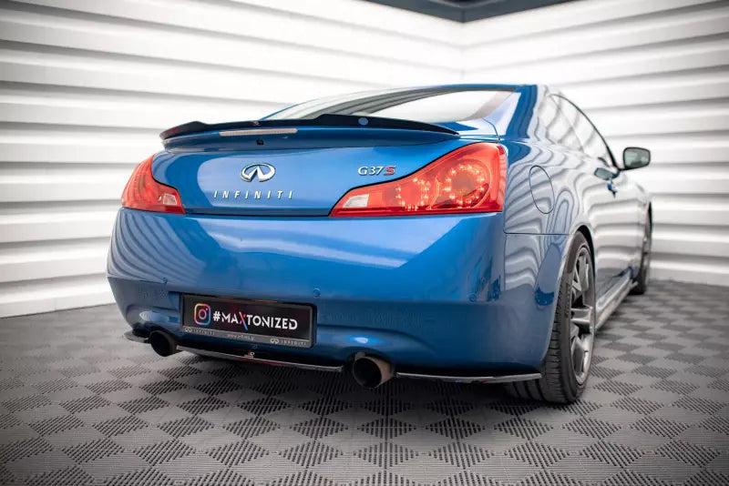 Maxton Design Heckdiffusor für Infiniti G37 Coupe Hochglanz schwarz – Ansicht 1