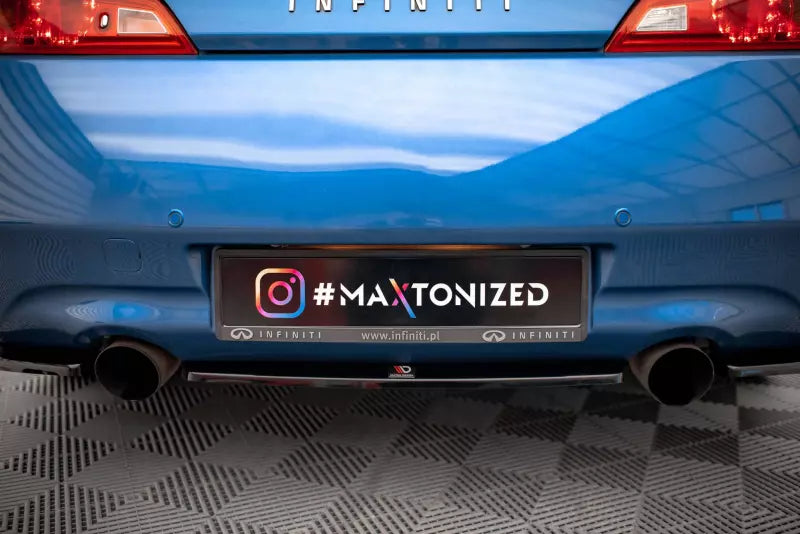 Maxton Design Heckdiffusor für Infiniti G37 Coupe Hochglanz schwarz – Ansicht 2