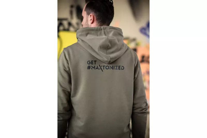 Maxton Design Herren Hoodie Khaki Größe L – Ansicht 3