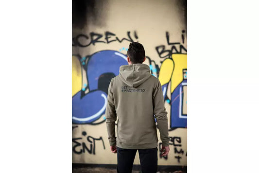 Maxton Design Herren Hoodie Khaki Größe M – Ansicht 1