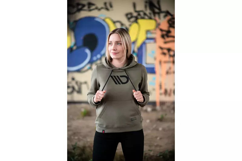 Maxton Design Damen Hoodie Khaki Größe XL – Ansicht 2