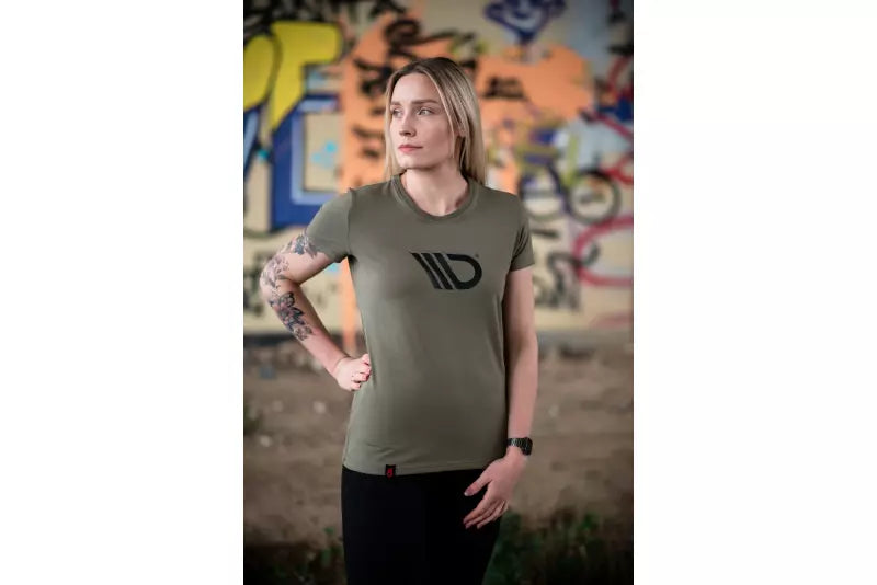 Maxton Design Damen T-Shirt Khaki Größe L – Ansicht 1